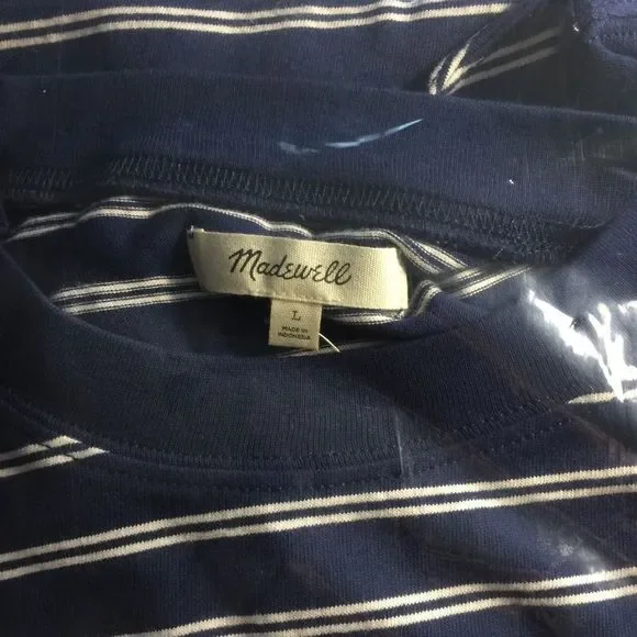 Madewell Tina Stripe T-Shirt Dress - Picture 7 of 7